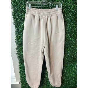 Comfrt Tan Sweatpants Joggers Sz Medium